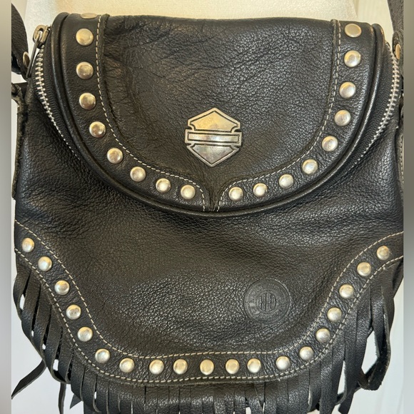 Harley Davidson Leather Iconic Crossbody - Picture 3 of 7